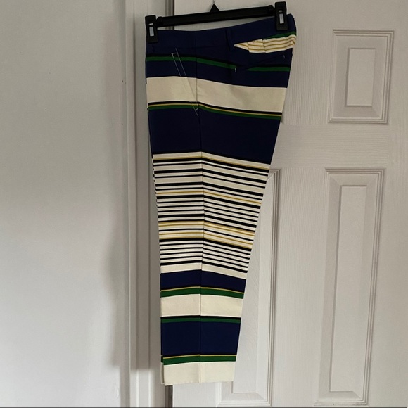 NEW J. Crew Bennett Cropped Chino in Multistripe - Picture 7 of 7